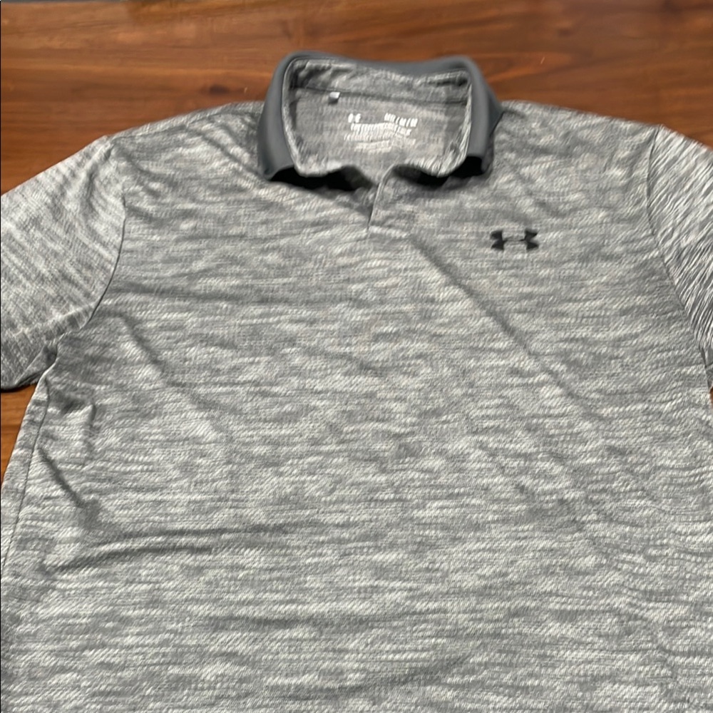 Under Armour Gray Performance Polo Shirt